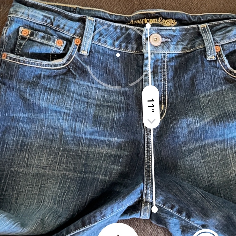 American Eagle Favorite Bootcut Jeans Size 14 Short - Picture 11 of 12